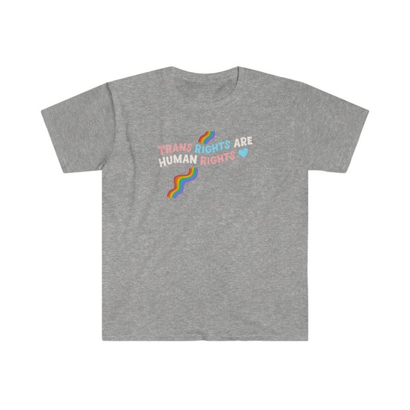 Trans Rights Are Human Rights T Shirt - Picture 15 of 16